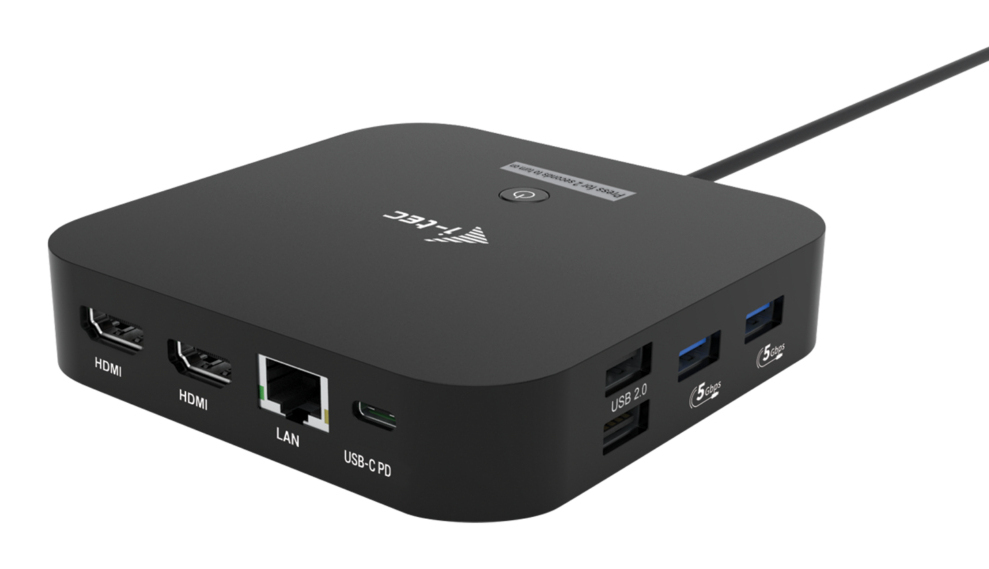 i tec USB C Dual HDMI Docking Station with Power Delivery - vue 2