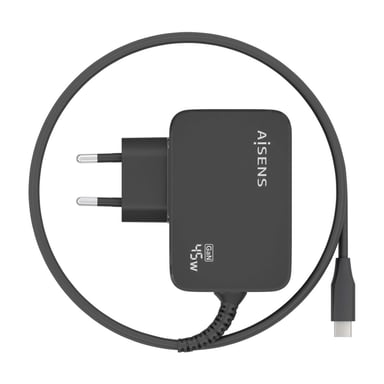 Aisens Chargeur GAN 45W PD3.0 1xUSB-C 1,8m