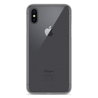 Coque silicone unie Transparent compatible Apple iPhone XS Max