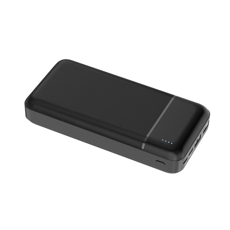Batterie de Secours Noire 20 000mAh [ Travel Power Bank Externe ] Sortie 2 Ports USB-A