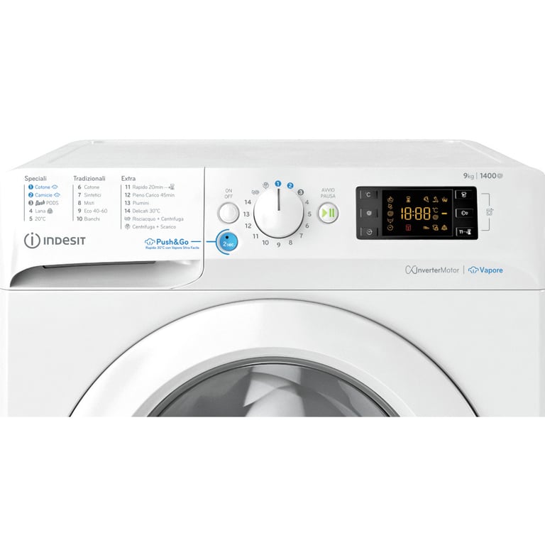 Indesit BWE WV IT machine à laver Charge avant 9 kg 1400 trmin Neuf - vue 2