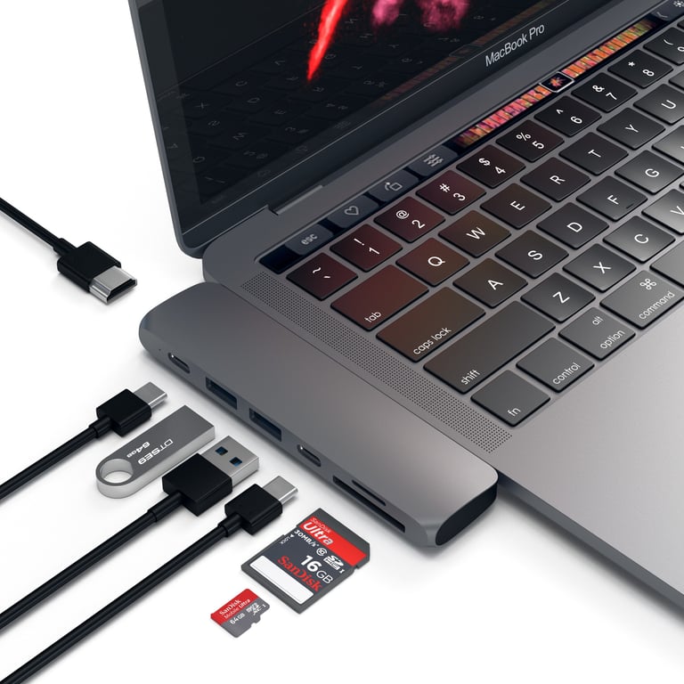 Satechi ST CMBPM station d'accueil USB 3.2 Gen 1 3.1 Gen 1 Type C Neuf - vue 3