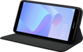 Coque clapet folio avec fente pour cartes & support pour Huawei Y6 (2018) ,  Noir