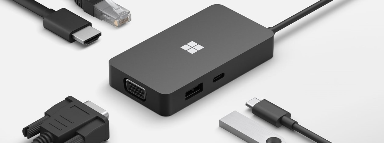 Microsoft Hub USB 1E4 00003 - vue 3