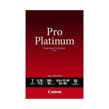 Carta fotografica professionale Canon Platinum A3 Plus PT-101 - 10 fogli