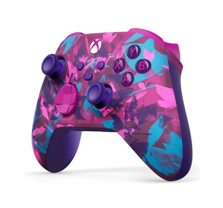 Microsoft Xbox Wireless Controller – Heart Breaker Special Edition Bleu, Rose, Violet Bluetooth Manette de jeu Analogique/Numérique Android, PC, Xbox One, Xbox Series S, Xbox Series X, iOS - Neuf