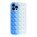 Custodia Popping Bubble per Apple iPhone 12 Pro Max, blu verde