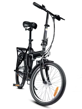 Smartway F2-L1S6-K vélo électrique Noir Acier 50,8 cm (20'') 22 kg Lithium-Ion (Li-Ion)