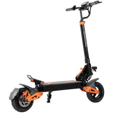 Patinete Eléctrico MAXTURN X1 - 1000W 48V15.6Ah 10'' Neumáticos Tubeless Scooter Eléctrico Chasis Aluminio - Negro