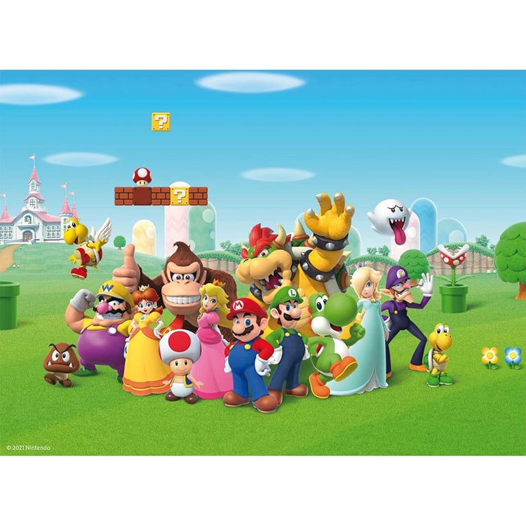 Puzzle 200 pièces Les aventures de Super Mario Ravensburger France - vue 4