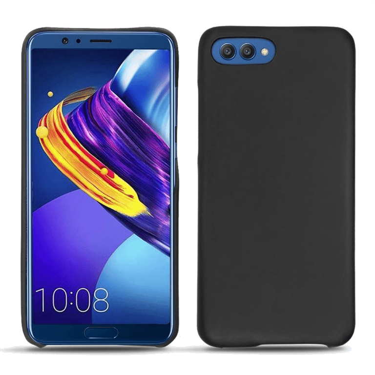 Coque cuir Huawei Honor View 10 - Coque arrièreNoir