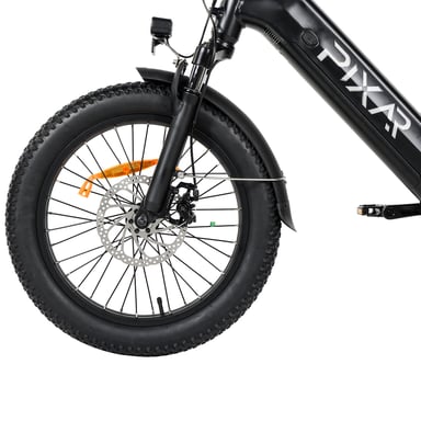 Bicicleta eléctrica urbana PIXAR Plus7 de 20'', motor de 500 W, batería de 48 V y 20,4 Ah