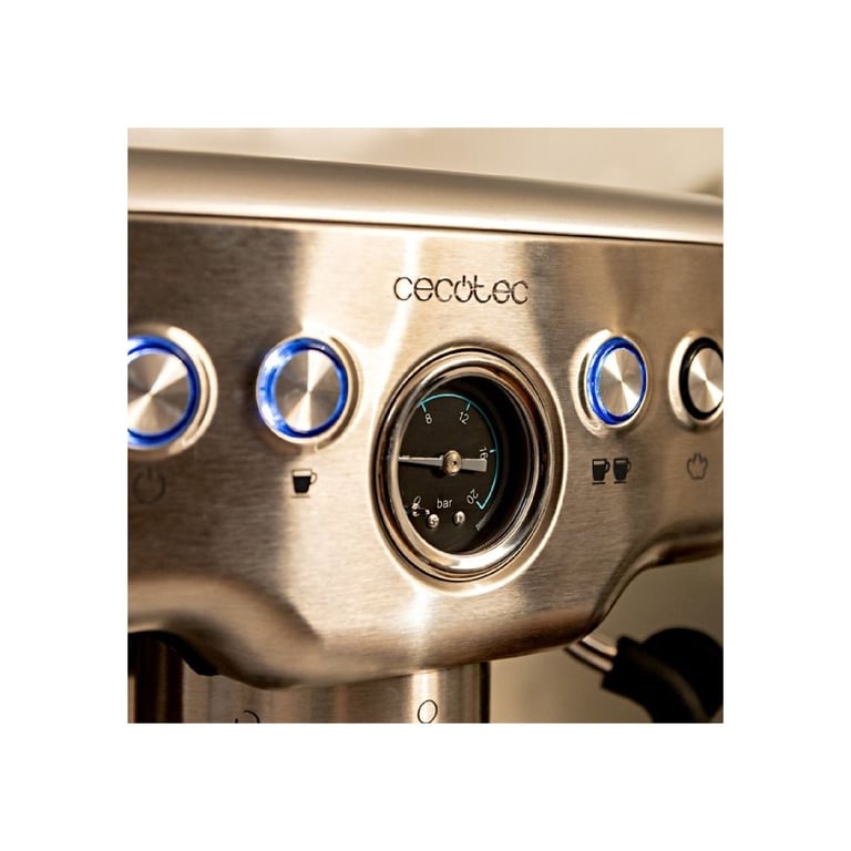 Cafetière Express Cecotec Power Espresso 20 Barista Mini – 1465 W, 1,8 L, Manomètre - vue 5