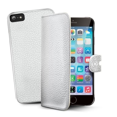 Celly AMBO funda para teléfono móvil Funda cartera Blanco