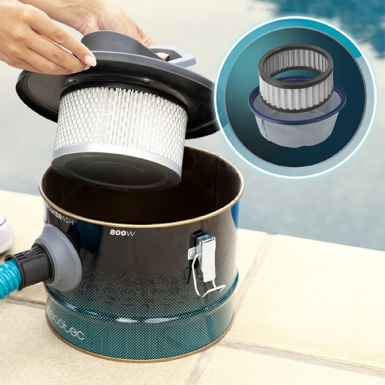 Aspirateur à Cendres Cecotec Conga Ash 2000 Home 800W – Réservoir 10L Inox - vue 3