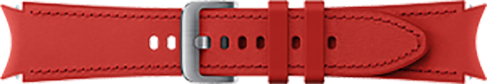 Cinturino in pelle ibrido per G Watch 4 Classic 115 mm, S/L Rosso Samsung