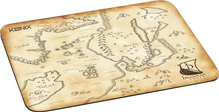 Tapis Souris Konix Drakkar – Gaming, Surface Optimisée, Antidérapante - vue 2