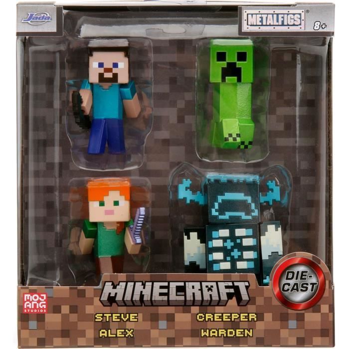 MINECRAFT SET 4PCS FIGURINE 6CM - vue 2