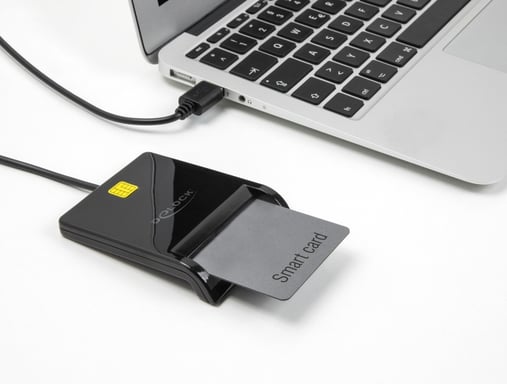 DeLOCK 91724 lector de tarjeta inteligente Interior USB USB tipo A Negro