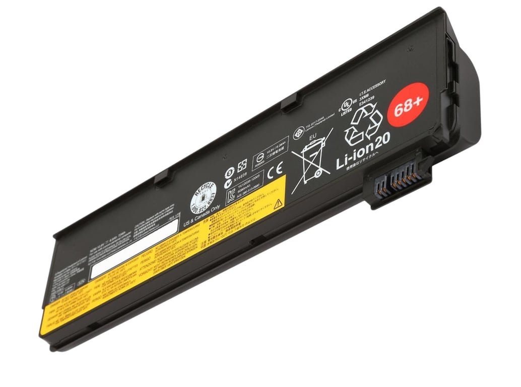 Batería Li-ion 11,1V 5200mAh 58Wh - 68+ / 45N1124 / 45N1125 / 45N1126 / 0C52861 / 0C52862 / 121500150 / 4501734 / 45N1127 / 45N1128 / 45N1130 / 45N1132 / 45N1133 / 45N1135 / 45N1735 / 45N1767 - Nuevo