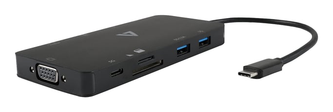 V7 UCMINIDOCK-ALTHV base para portátil y replicador de puertos Alámbrico