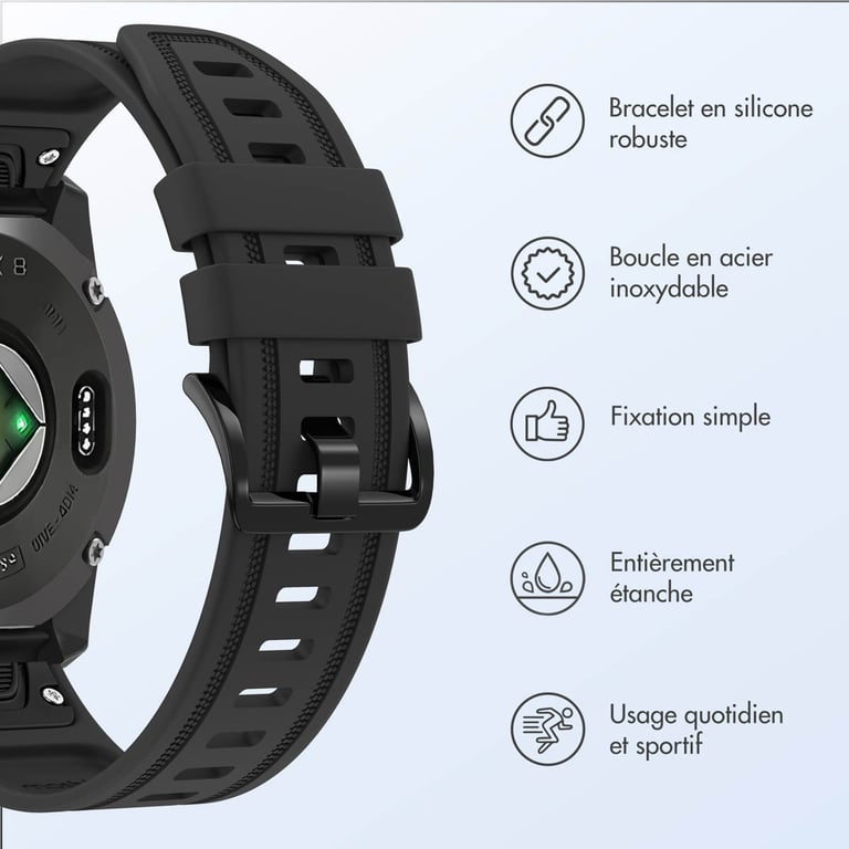 Bracelet imoshion 20mm QuickFit Line en silicone - vue 9