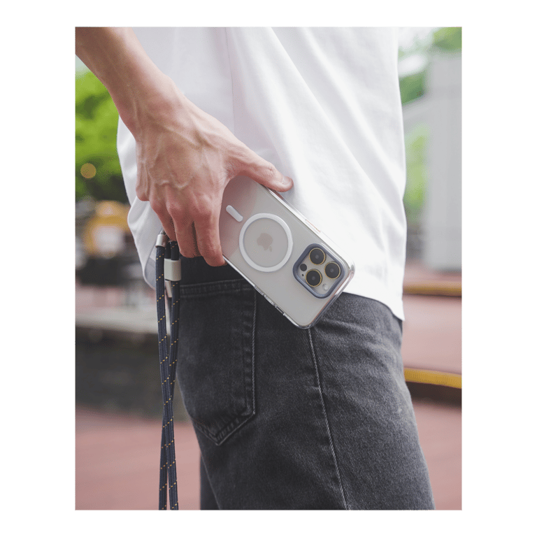 RhinoShield Lanière Dragonne tressée Fabriquée à partir de matériaux recyclés longueur ajustable dragonne résistante couleurs tendances Adaptateur pour lanière de téléphone inclus Or Neuf - vue 6