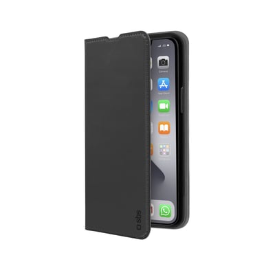 SBS TEBKLITEIP1361K coque de protection pour téléphones portables 15,5 cm (6.1'') Étui avec portefeuille Noir