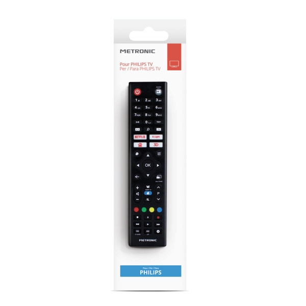 Télécommande Metronic compatible avec les téléviseurs Philips Neuf - vue 2