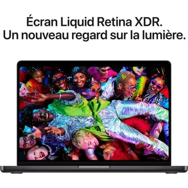 MacBook Pro M5 (2025) 14', 1 TB, 24 GB, CPU 10, GPU Apple 10, Negro Espacial - AZERTY