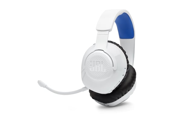 JBL Quantum 360 P Cuffie da gioco Bluetooth senza fili per Playstation Bianco e blu