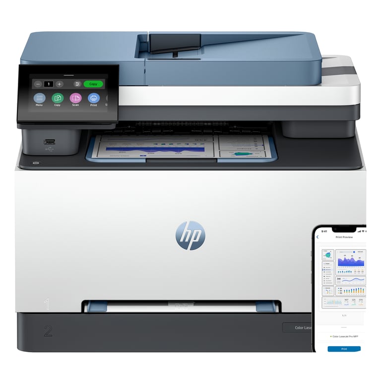 Hp Color Laserjet Pro Mfp 3302sdw Couleur Imprimante Pour Petites/ - vue 2