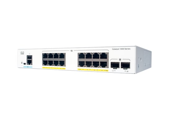 Cisco Catalyst C1000-16T-2G-L commutateur réseau Géré L2 Gigabit Ethernet (10/100/1000) Gris - Neuf
