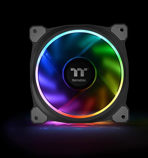 Thermaltake Riing Plus Boitier PC Ventilateur 12 cm Multicolore