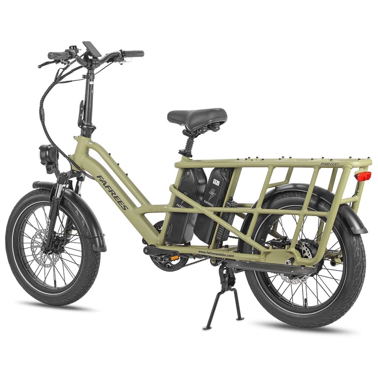 FAFREES FF20 CUV Vélo Électrique - Moteur 250W Batterie 48V24Ah 20 Pouces Pneus Freins à Disque Hydrauliques - Vert - Neuf