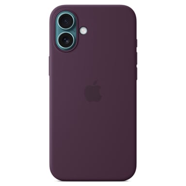 Apple Coque en silicone avec MagSafe pour iPhone 16 Plus - Prune Apple (brand) iPhone 16 Plus