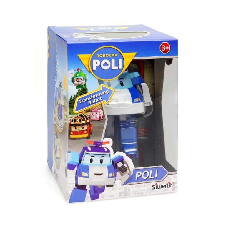 Robocar Poli Robocar Transformable Ambre Robot ou Voiture 10 cm