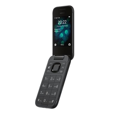 Nokia 2660 Flip 7,11 cm (2.8'') 123 g Negro Teléfono básico