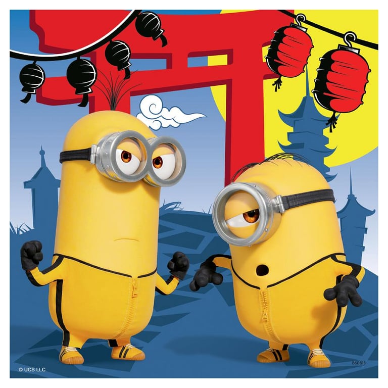 Puzzle Drôle De Minions 49 Pièces Ravensburger La Boite De 3 Puzzles - vue 10