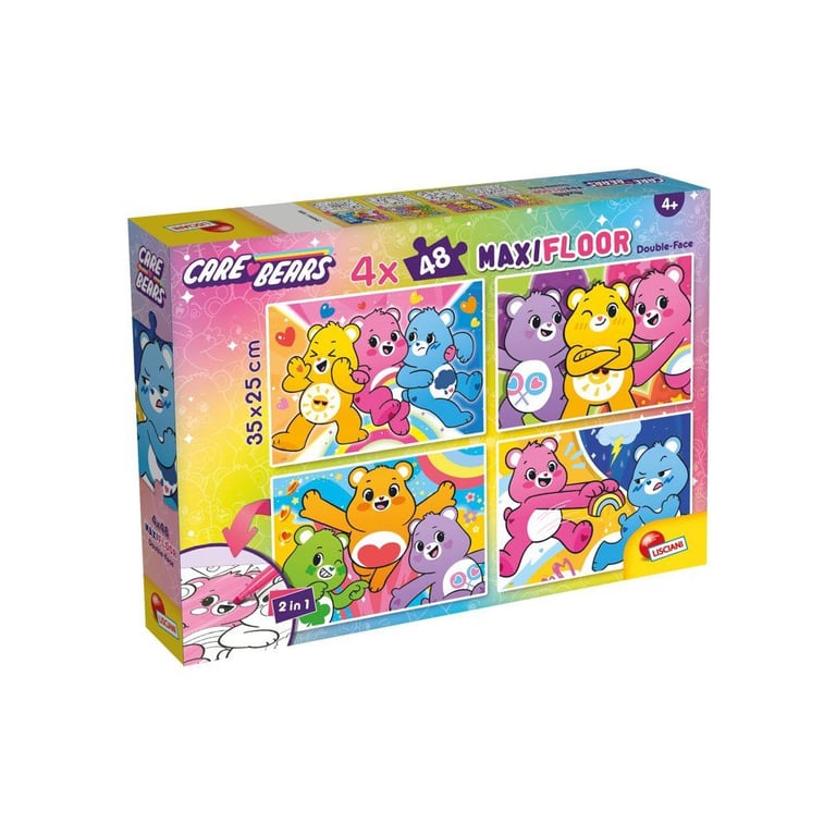 Lisciani Puzzle MaxiFloor Care Bears 4 x 48 pièces