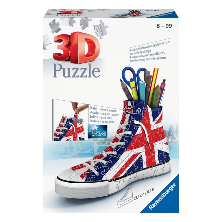 Puzzle 3D 108 pièces : Chaussure Sneaker Union Jack Ravensburger France - vue 10