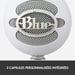 Micrófono USB Blue Snowball para grabación, streaming, podcasting y juegos en PC y Mac - Blanco
