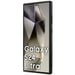 Custodia DKNY Mono Stripe Leather per Samsung Galaxy S24 Ultra, nera