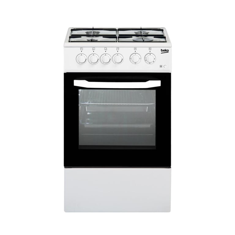 BEKO GAMME DE GAZ AVEC FOUR ÉLECTRIQUE CSS42014FW 54LT