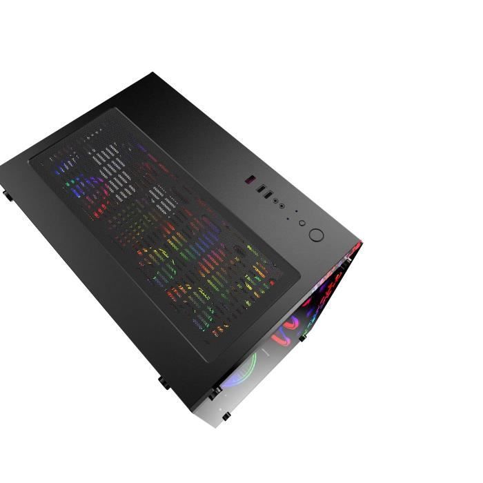 MRED Boîtier PC Gamer ATX RGB Crystal Sea - vue 4