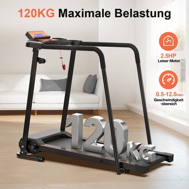 Cinta de correr con brazo extensible para recuperación física, para personas mayores, con control mediante app