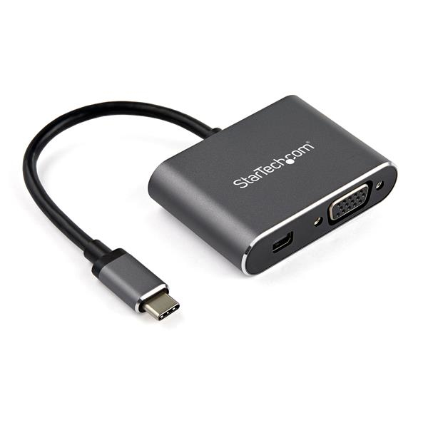 StarTech.com Adaptateur multiport USB C vers Mini DisplayPort ou VGA Adaptateur vidéo 2 en 1 4K 60 Hz Neuf - vue 7