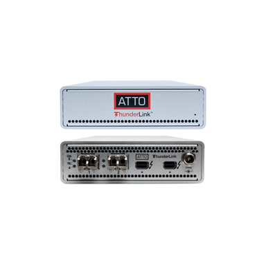 ATTO ThunderLink FC-2162-DEO – Adaptateur Thunderbolt vers Fibre Channel professionnel