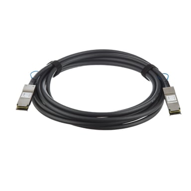 StarTech.com Cable de 5m Twinax Direct Attach QSFP+ a QSFP+ - 40G Compatible con Cisco QSFP-H40G-CU0-5M - DAC Cobre 40 GbE - Módulo Pasivo de Bajo Poder 40 Gbps - Firepower C9200 C9400