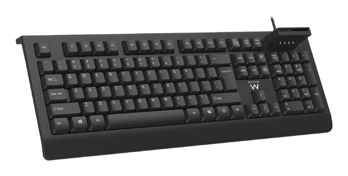 Ewent EW3286 teclado Universal USB QWERTY Español Negro
